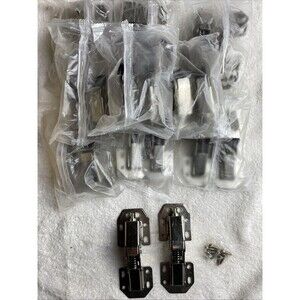 20 pk 90 Degree Soft Close Surface Mount Spring Hinges Easy Installation